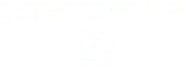 Brilliant club comedy nights are coming to Cirencester from the second Friday of May! On May 10th we have a brilliant line up of top comedians from around the UK coming to perform: Vikki Stone
PLUS
Neil McFarlane
Chris Tavner (MC)
Adam Rushton
Laurence Tuck